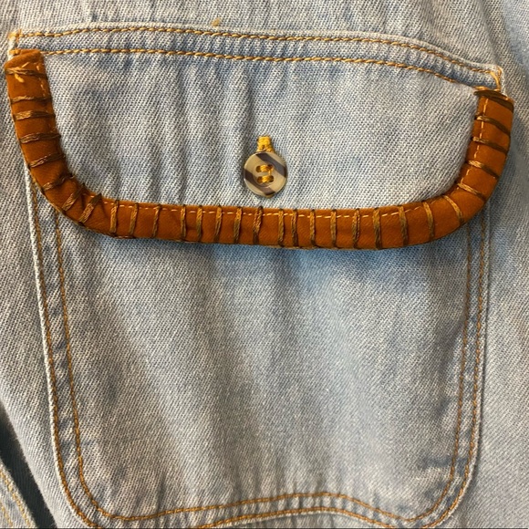 Cotton button up Tee. - Picture 3 of 5